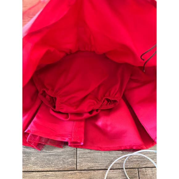 Disney store Girls' Red White Minnie Mouse Costume Polka Dot Dress Size 12 Month - Picture 3 of 6